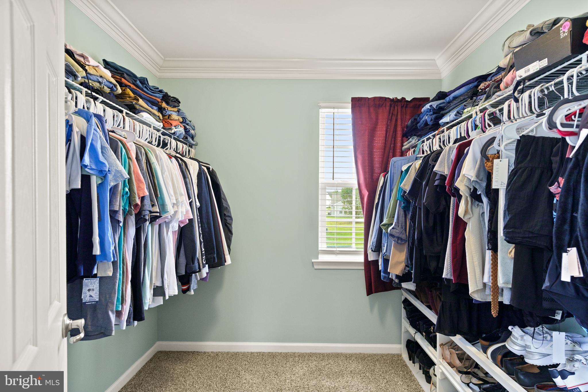 196 Bobbys Branch Road Millsboro, DE 19966 - Photo 31 of 37 a view of walk in closet with clothes and shoes