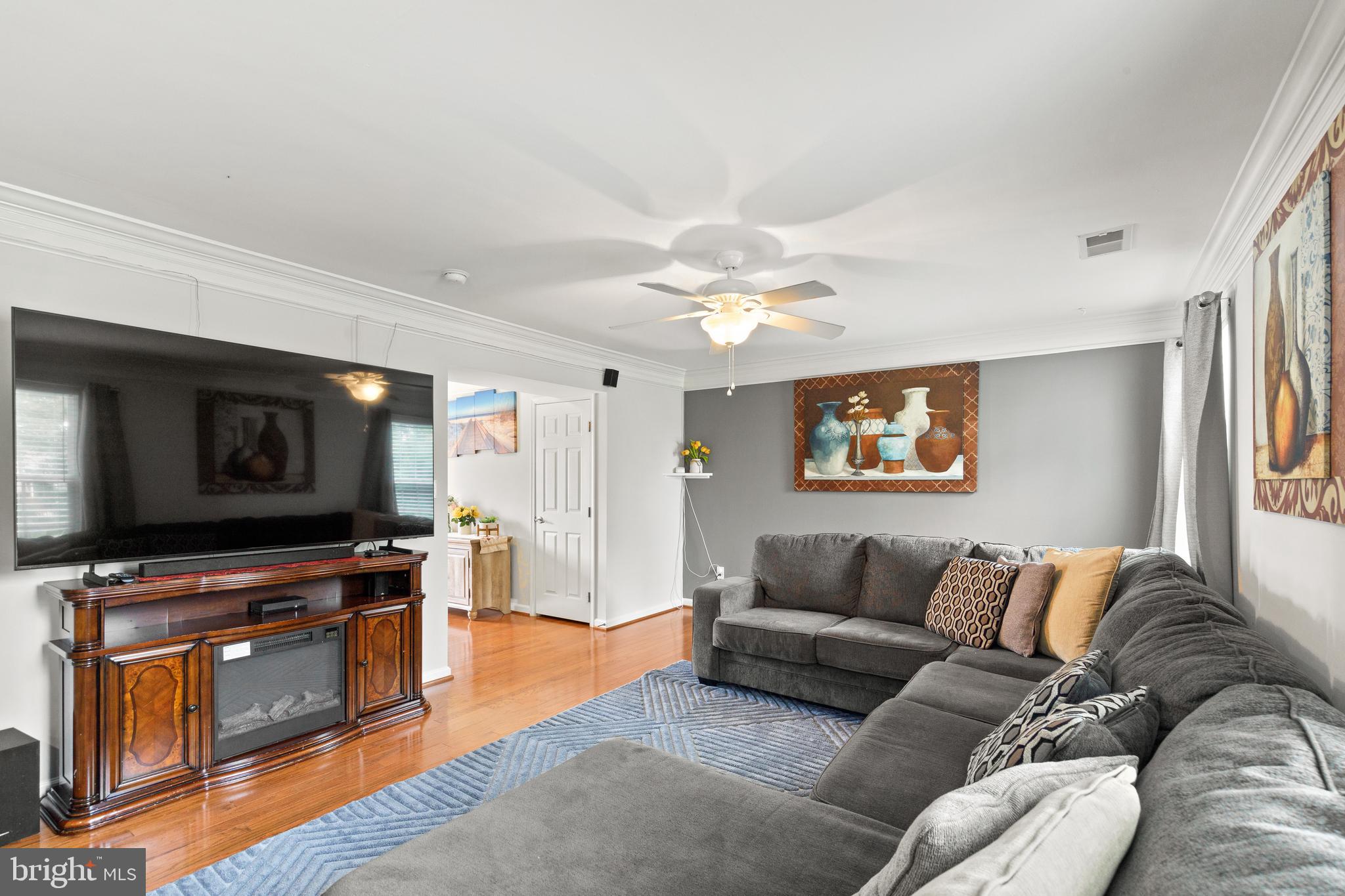 196 Bobbys Branch Road Millsboro, DE 19966 - Photo 8 of 37 a living room with furniture and a flat screen tv
