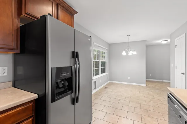a view of kitchen and utility room