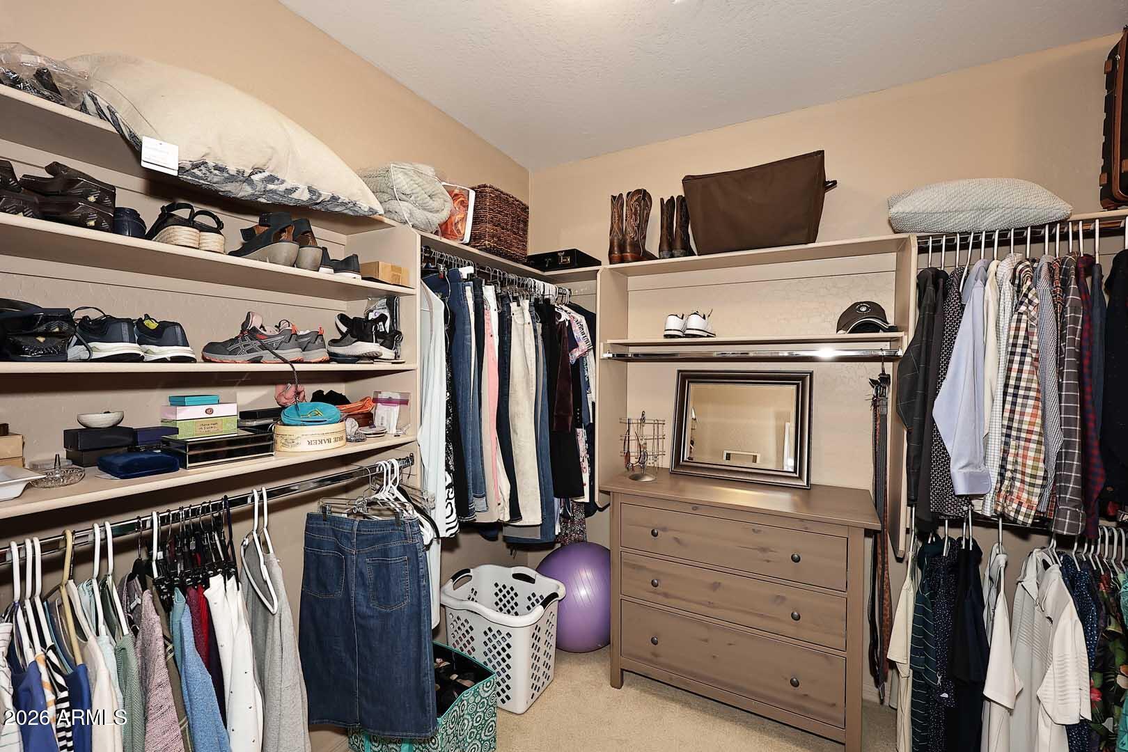 27921 North Quail Spring Road Rio Verde, AZ 85263 - Photo 26 of 49 a view of walk in closet with clothes and shoes