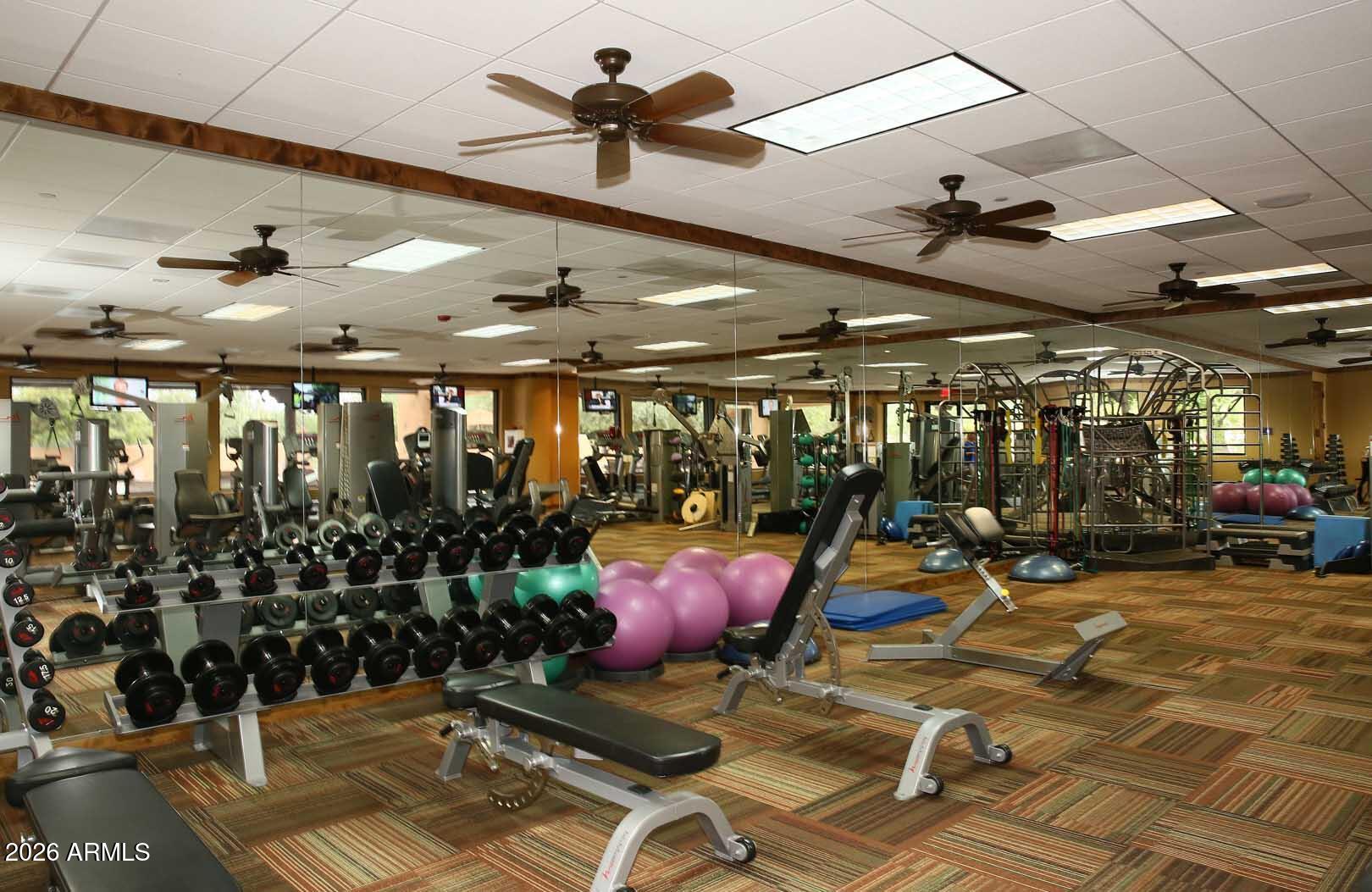 27921 North Quail Spring Road Rio Verde, AZ 85263 - Photo 48 of 49 a view of a room with gym equipment