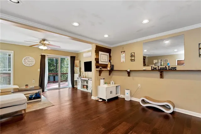 a view of outdoor space with trees