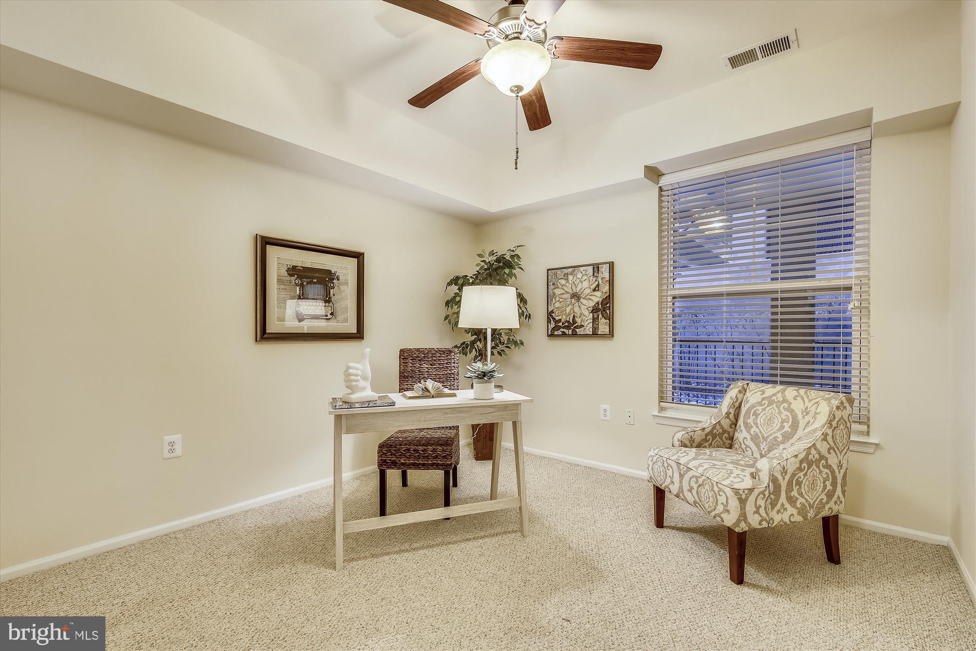 11800 Old Georgetown Road, Unit 1225 North Bethesda, MD 20852 - Photo 22 of 68 SECOND ENSUITE BEDROOM WITH CEILING FAN