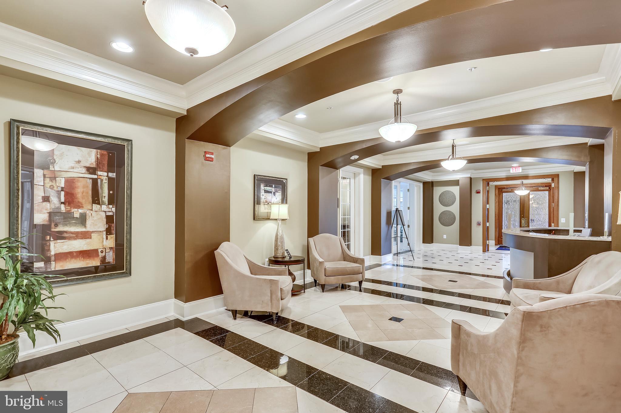 11800 Old Georgetown Road, Unit 1225 North Bethesda, MD 20852 - Photo 43 of 68 RECENTLY RENOVATED LOBBY WITH CONCIERGE DESK