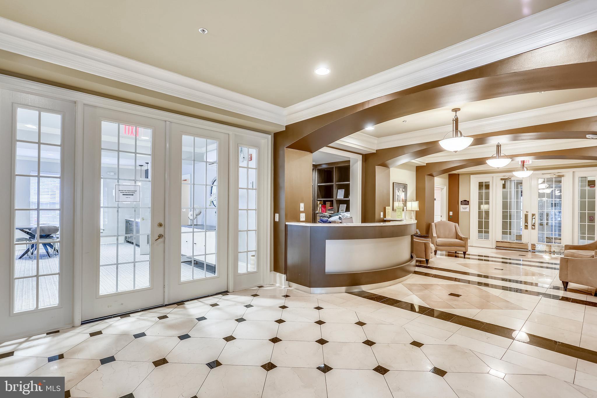 11800 Old Georgetown Road, Unit 1225 North Bethesda, MD 20852 - Photo 44 of 68 RECENTLY RENOVATED LOBBY WITH CONCIERGE DESK