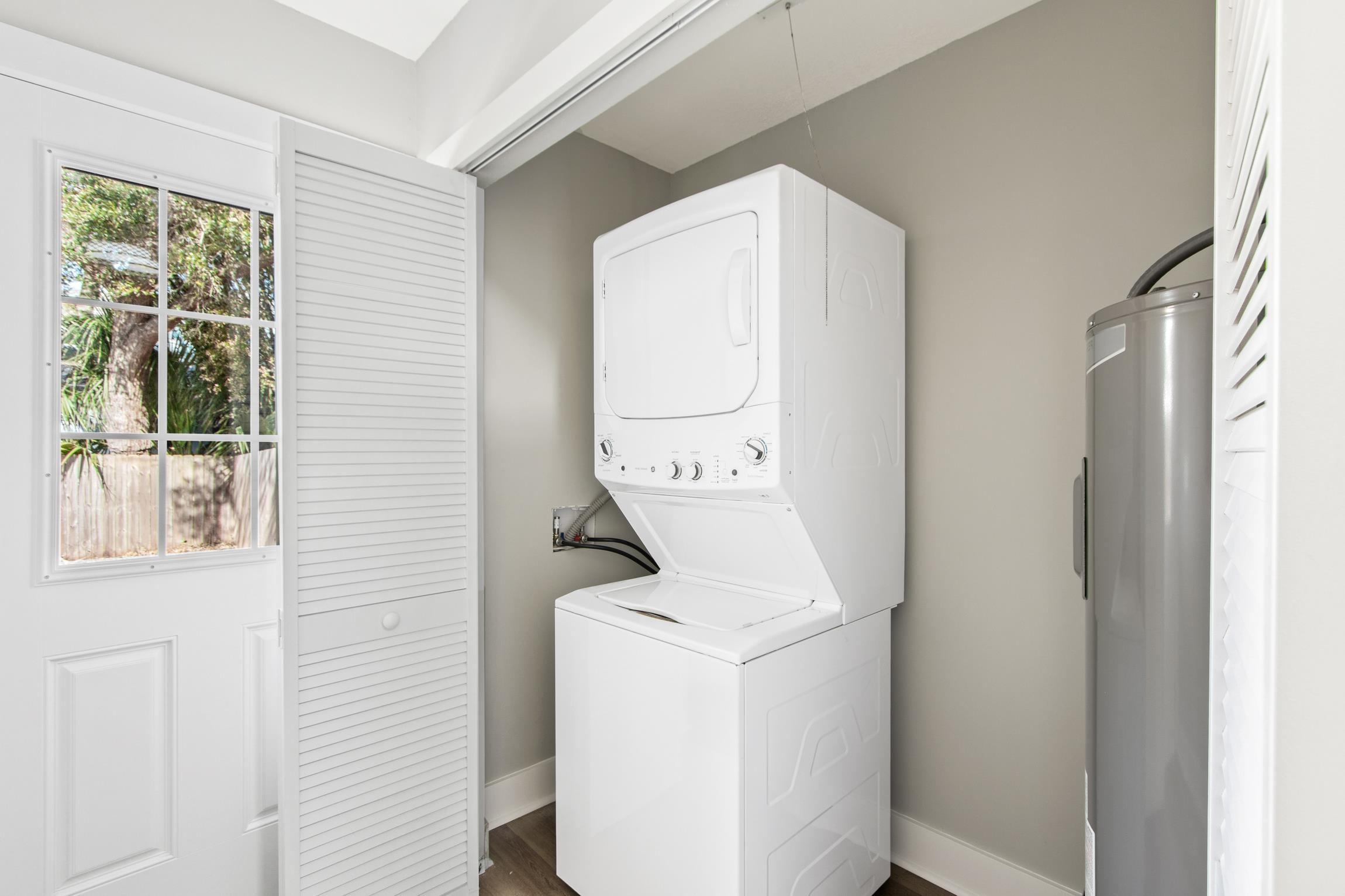 112 2nd Street, Unit A St. Augustine, FL 32080 - Photo 16 of 48 a room with a washer and dryer