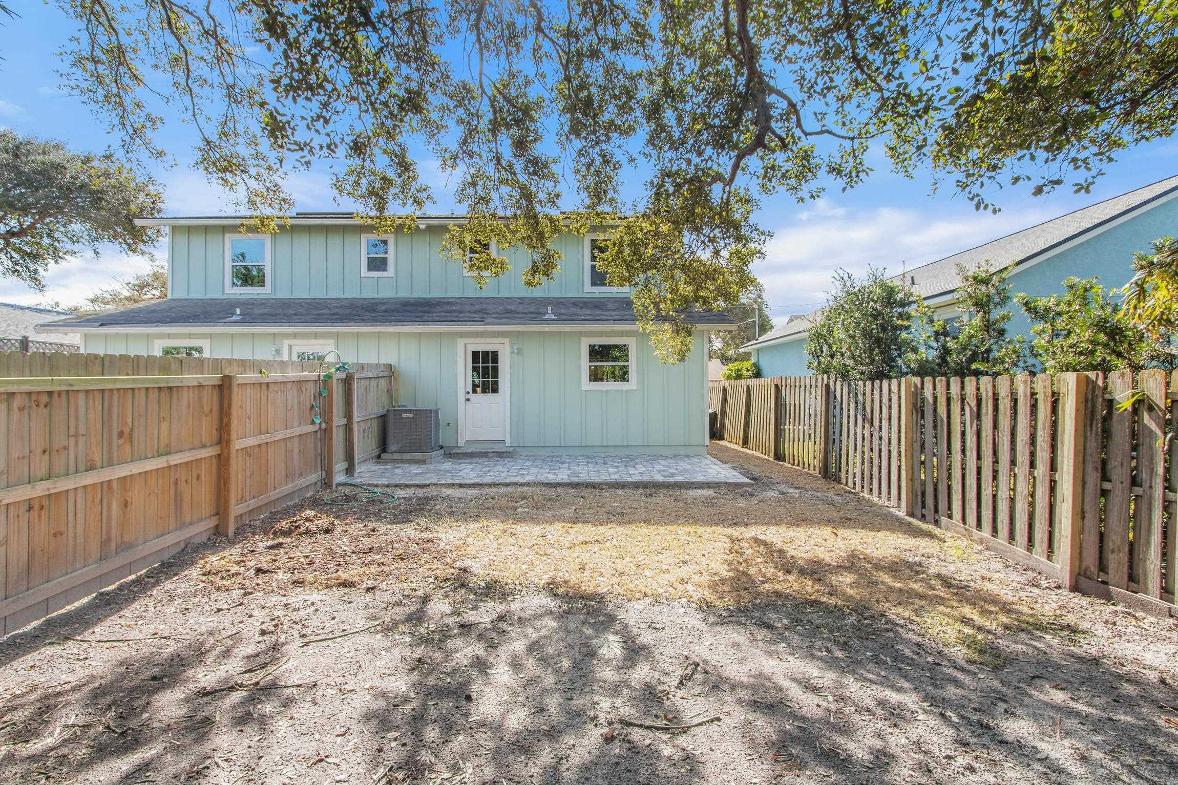 112 2nd Street, Unit A St. Augustine, FL 32080 - Photo 32 of 48 a view of a backyard