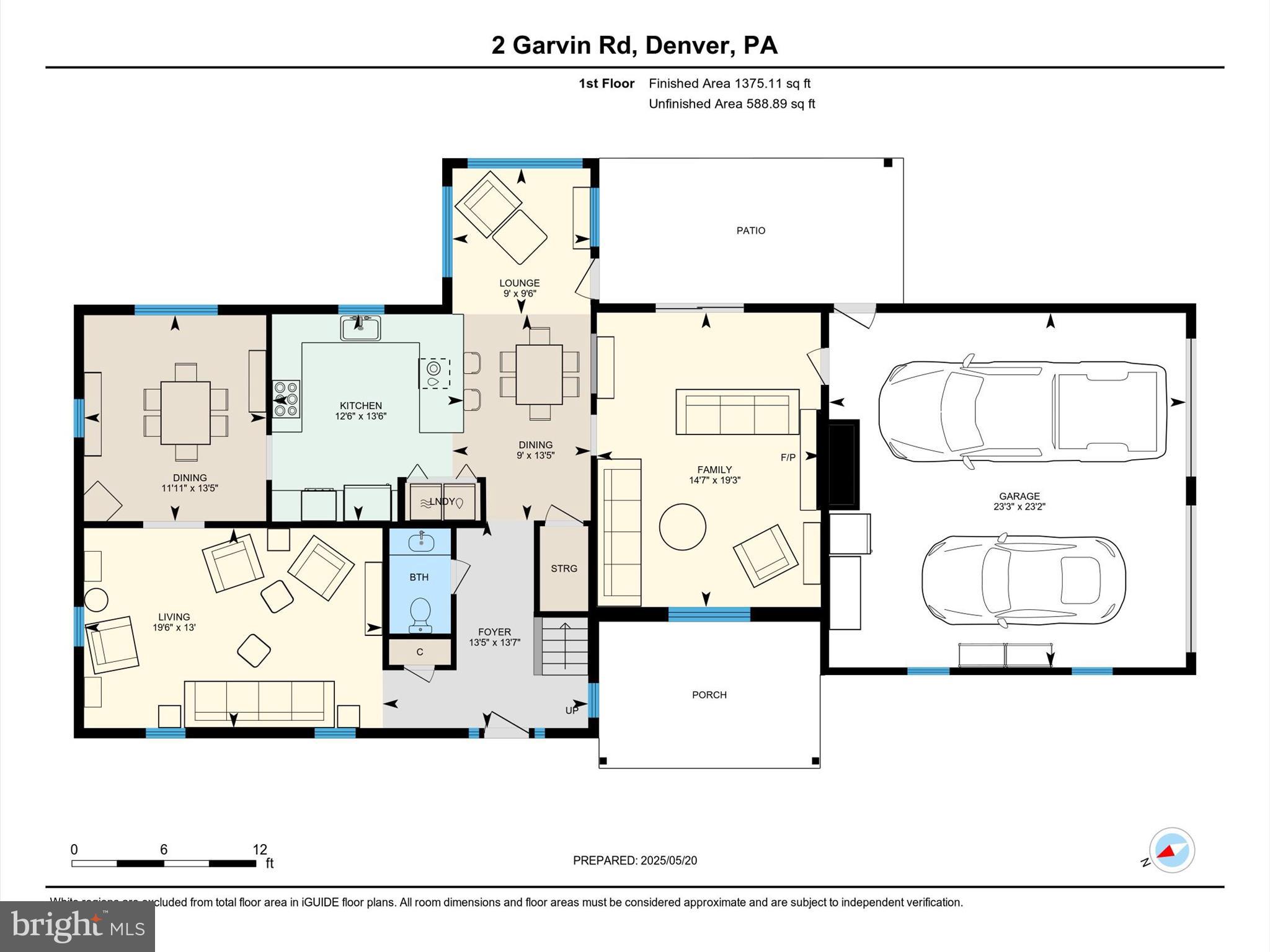 2 Garvin Road Denver, PA 17517 - Photo 39 of 40 First Level Floor Plan