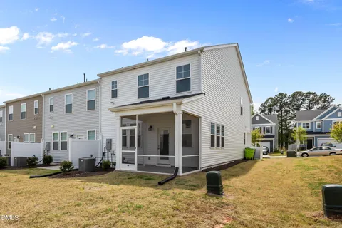 a view of a house with a patio