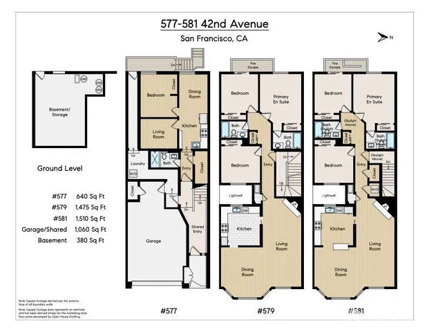 $2,349,000 | 577-581 42nd Avenue, San Francisco, CA 94121