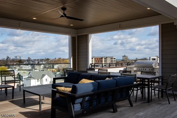 a outdoor space with furniture