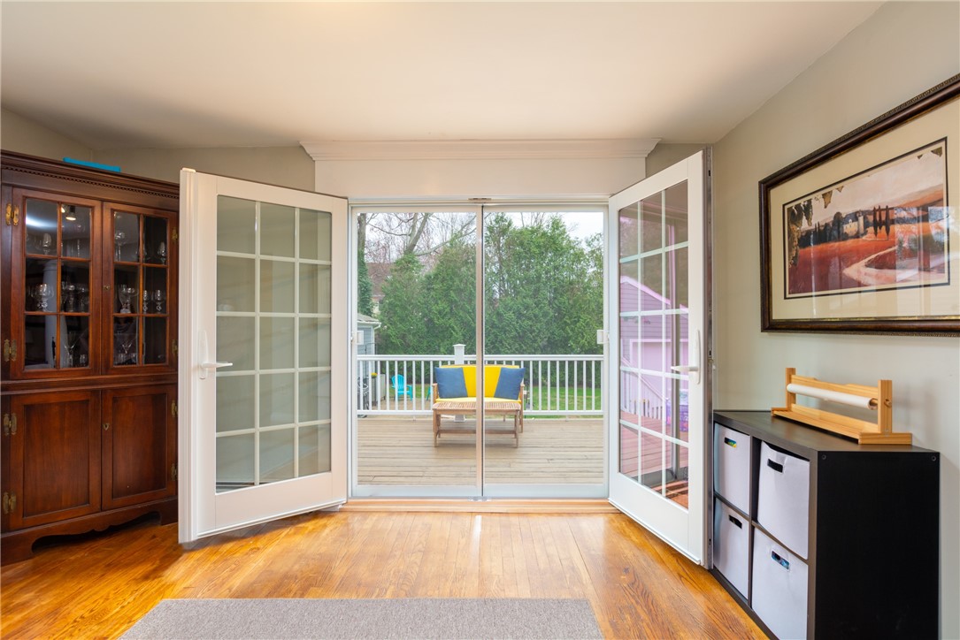 8 Curtis Road Bristol, RI 02809 - Photo 30 of 50 Open both French doors for indoor/outdoor living at its best.
