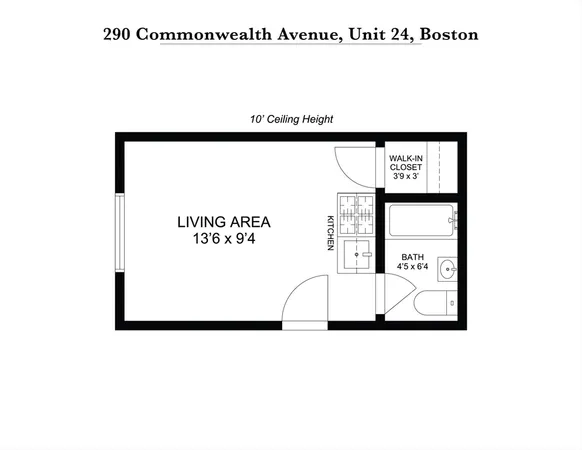 $2,100 | 290 Commonwealth Avenue, Unit 24, Boston, MA 02115