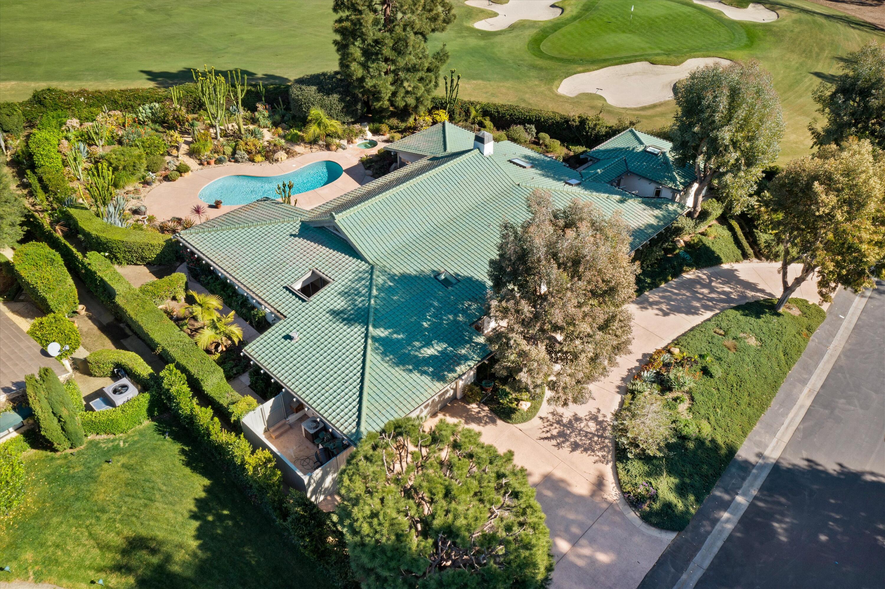 2150 10 Acre Road Montecito, CA 93108 - Photo 18 of 26 an aerial view of a residential houses with outdoor space