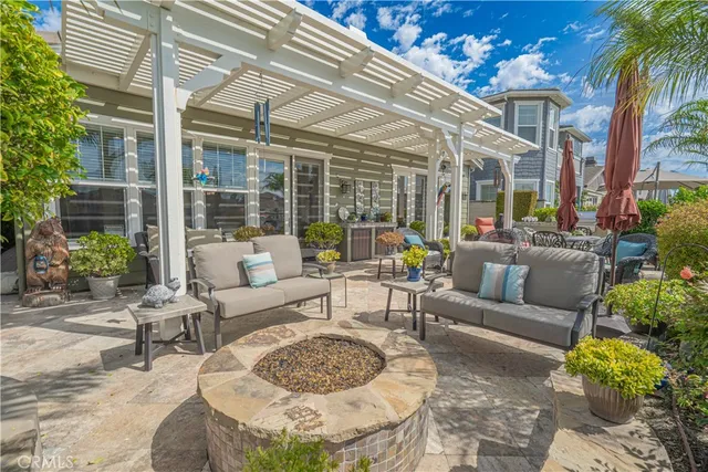 an aerial view of a city with ocean view