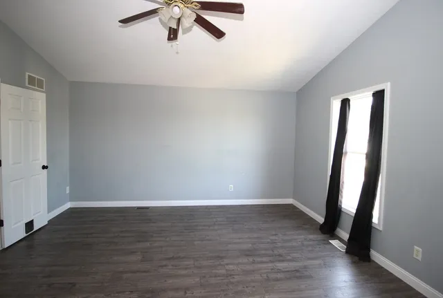 wooden floor in an empty room