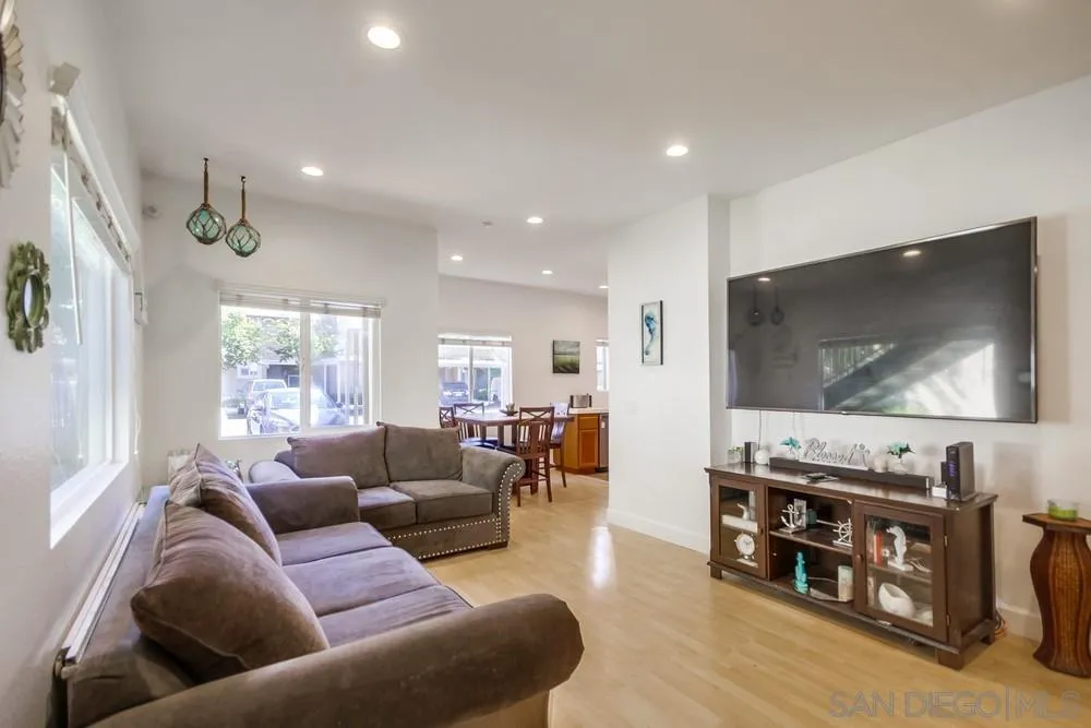 9728 Marilla Drive, Unit 312 Lakeside, CA 92040 - Photo 3 of 28 a living room with furniture and a flat screen tv