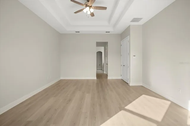 wooden floor in an empty room