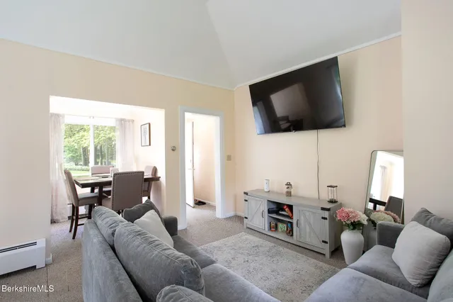 a room with furniture and a window