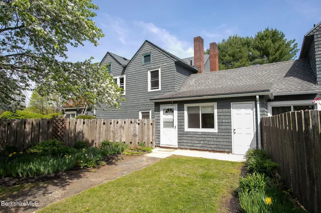 a view of a trees in a park