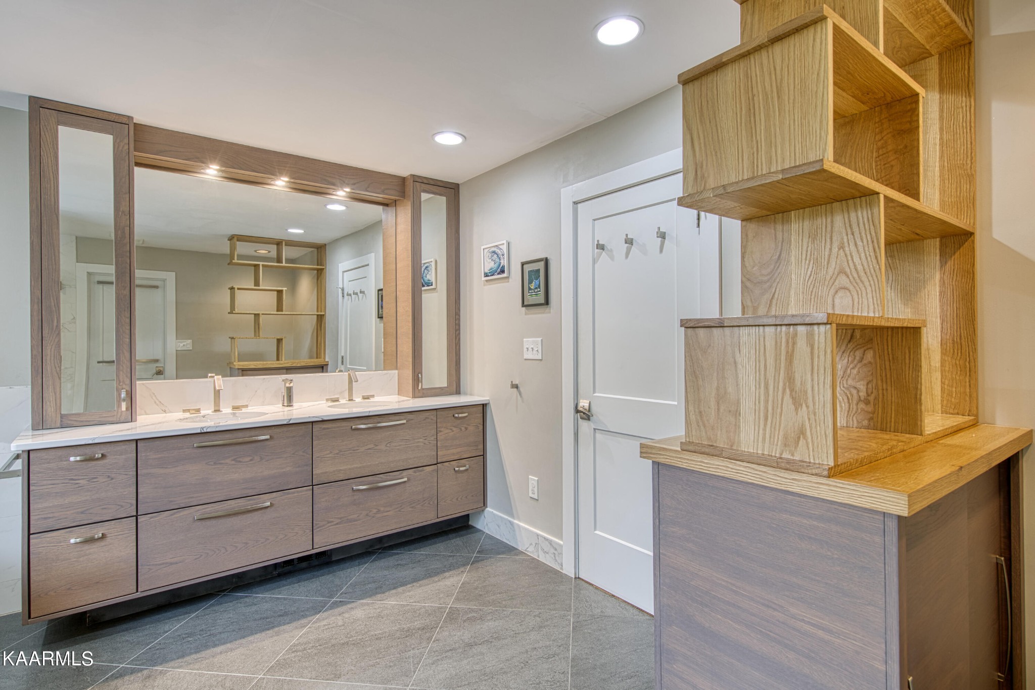 2313 Tooles Bend Road Knoxville, TN 37922 - Photo 31 of 50 a bathroom with a double vanity sink and mirror