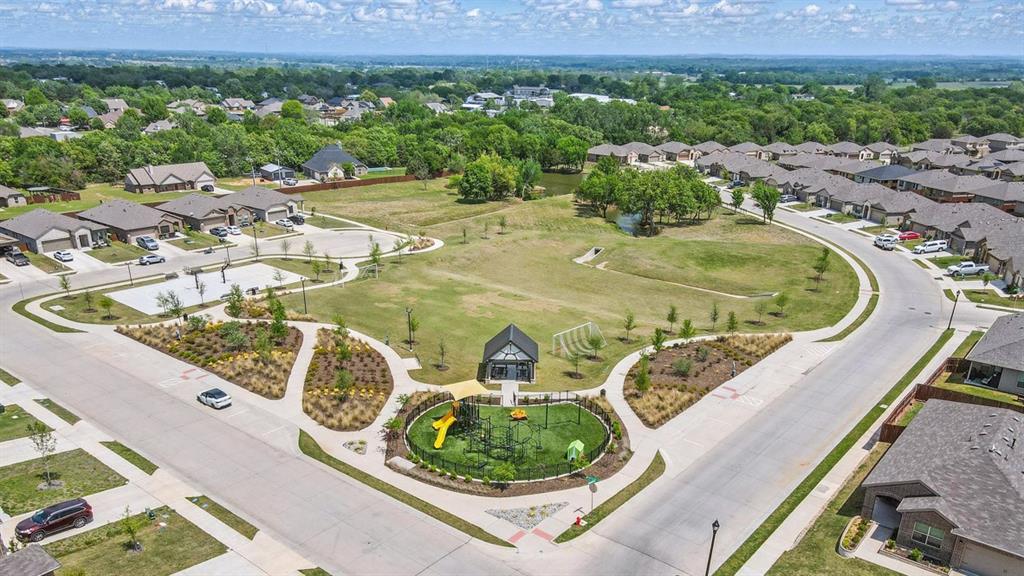 258 Birch Frst Lane Boyd, TX 76023 - Photo 4 of 7 an aerial view of a house with a swimming pool