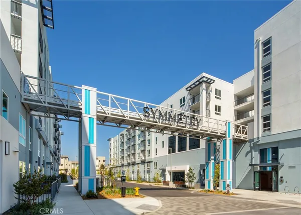 a front view of a building with street view