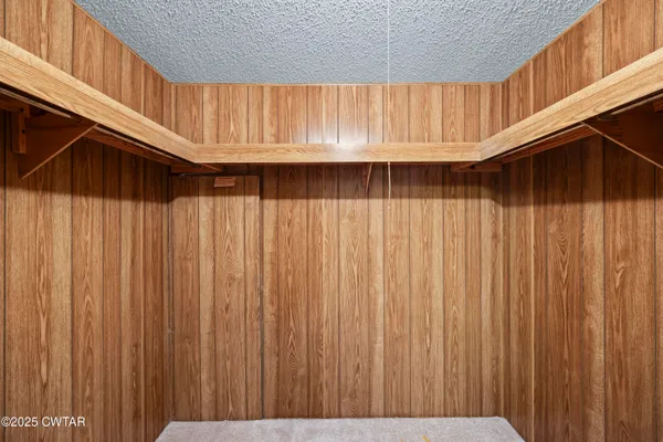 a view of a wooden door