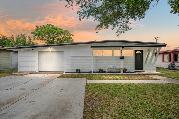 front view of house with yard