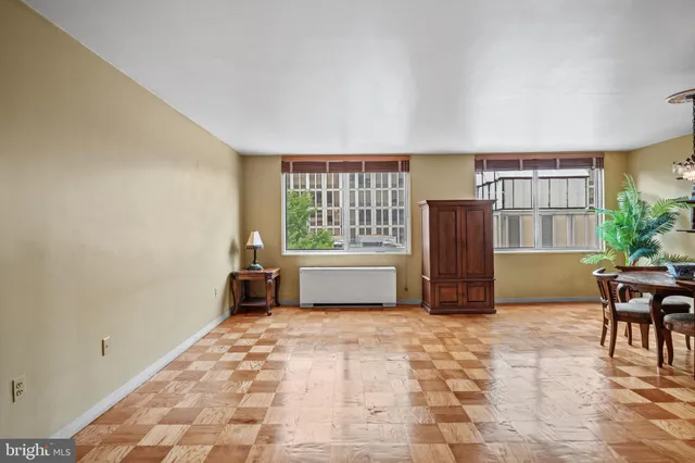 a view of livingroom with furniture and a window