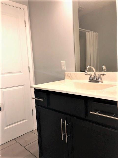 1801 Mosley Ferry Road Chapmansboro, TN 37035 - Photo 16 of 24 The master bath was totally renovated in 2017, and has a handsome vanity, closet and shower.