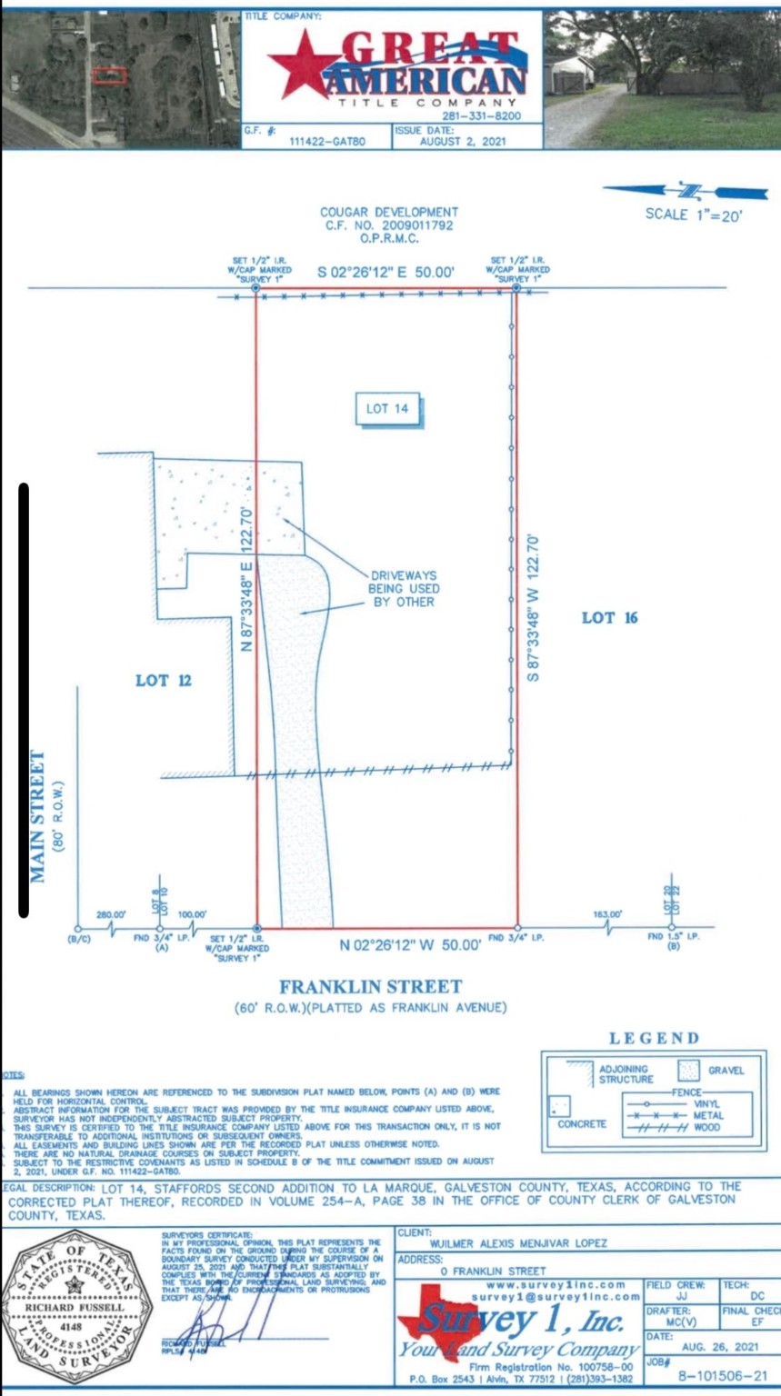 0 Franklin Street La Marque, TX 77568 - Photo 6 of 6 a picture of a floor plan