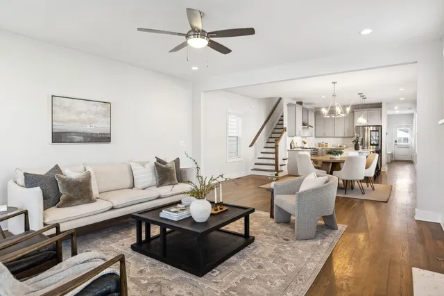 a fireplace with a clock on it with a fireplace