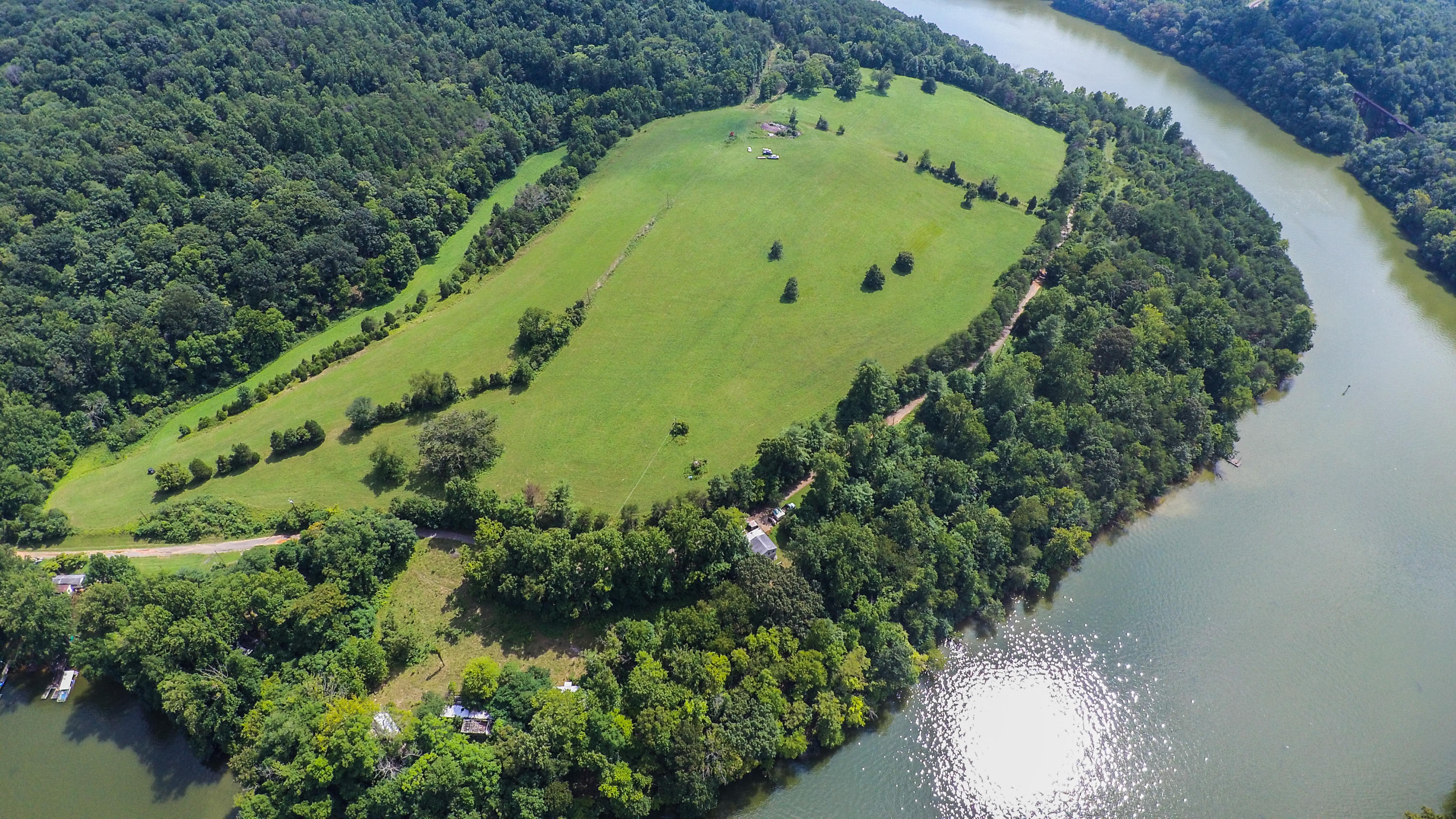 0 Moorman Road Hardy, VA 24101 - Photo 9 of 12 an aerial view of a house with a yard and plants