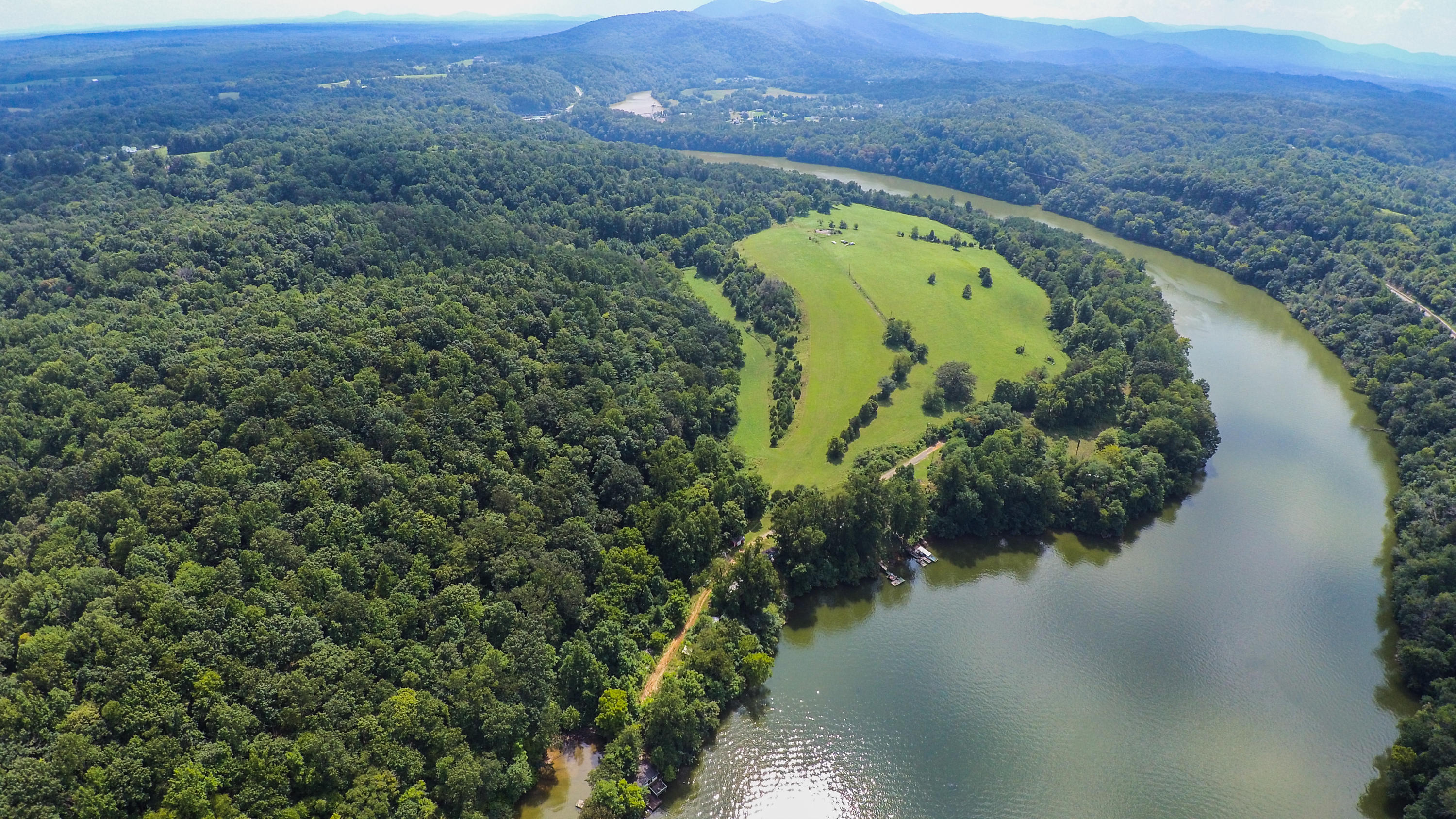 0 Moorman Road Hardy, VA 24101 - Photo 10 of 12 an aerial view of lake residential house with outdoor space