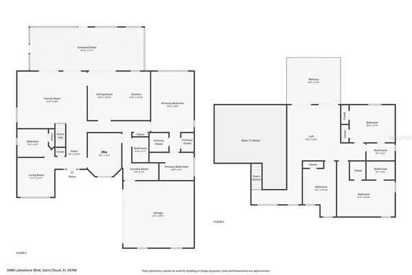 $695,000 | 3480 Lakeshore Boulevard, St. Cloud, FL 34769