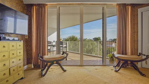a living room filled with furniture