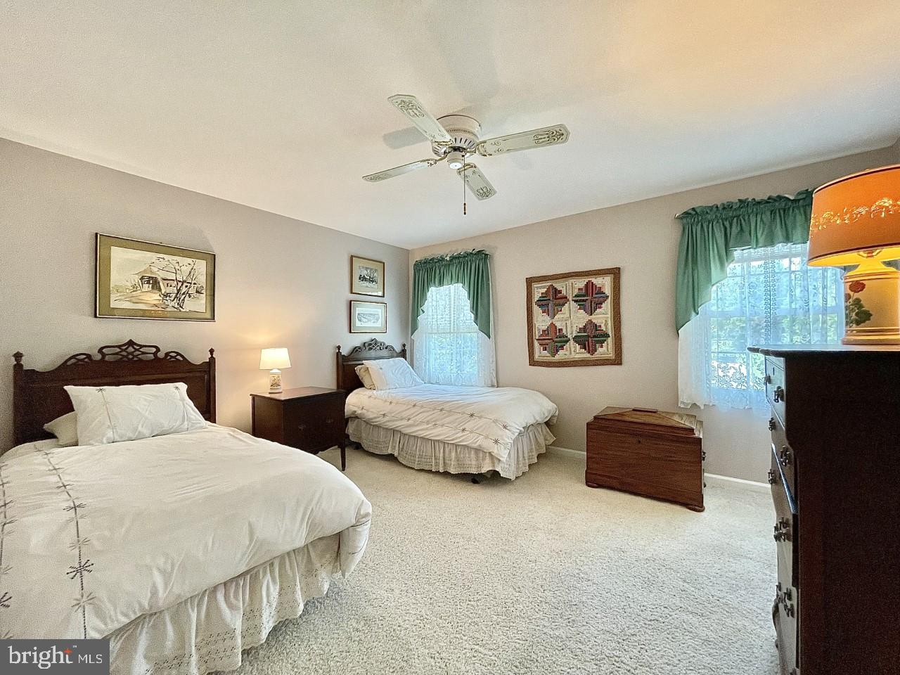 26 Raphael Road Hockessin, DE 19707 - Photo 19 of 28 Bedroom #2 with Ceiling Fan