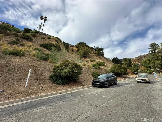 a car parked on the side of the road