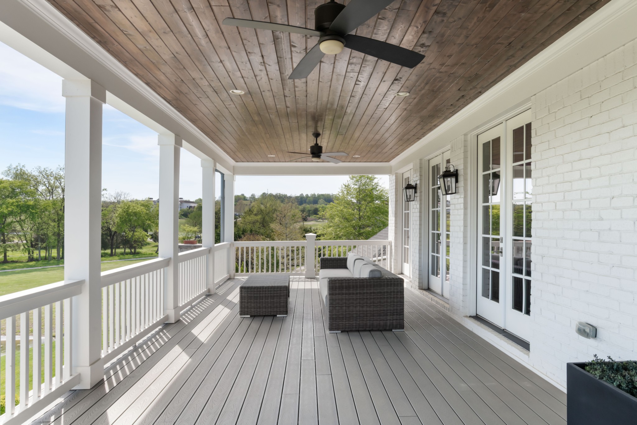5053 Native Pony Trail College Grove, TN 37046 - Photo 43 of 66 a view of porch with seating space