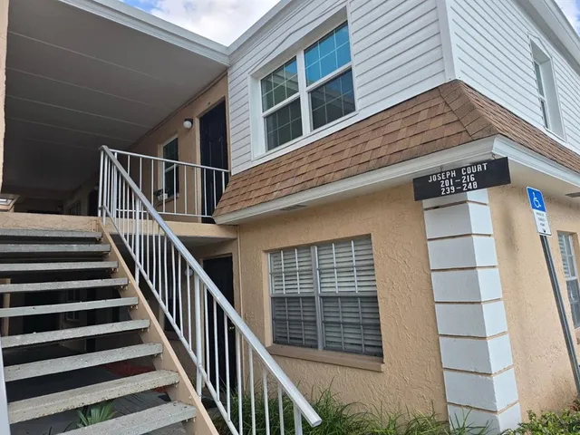 a view of front door of house