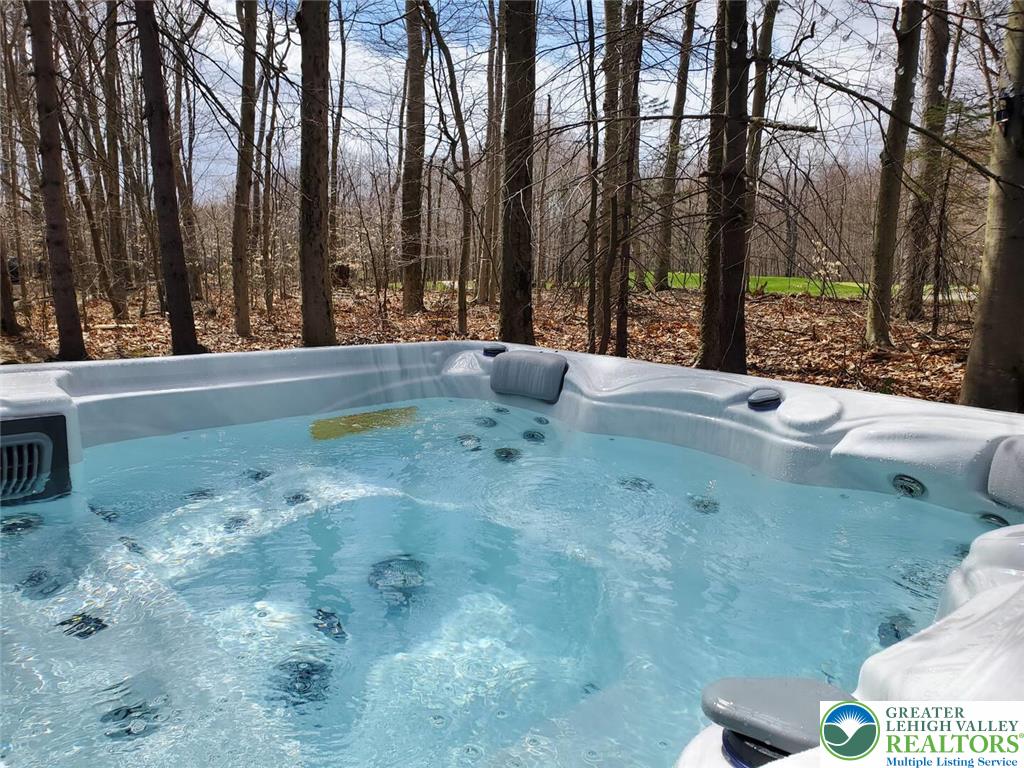 1271 Kilmer Road Tobyhanna, PA 18466 - Photo 37 of 45 a view of a backyard with large trees