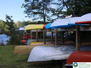 1271 Kilmer Road Tobyhanna, PA 18466 - Photo 40 of 45 a view of a cafe with a table and chairs under an umbrella