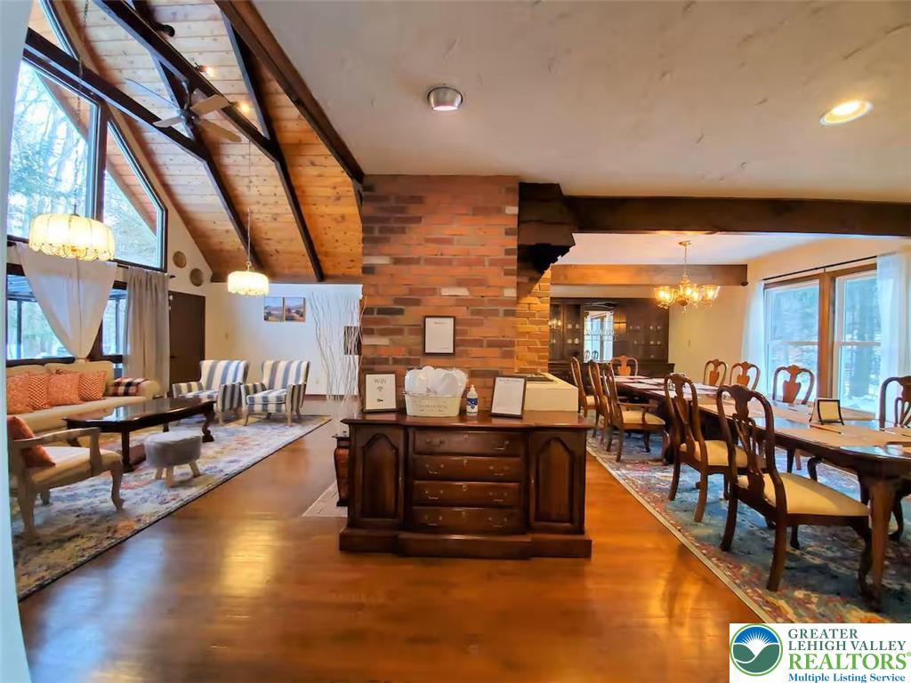 1271 Kilmer Road Tobyhanna, PA 18466 - Photo 7 of 45 a outdoor space with lots of furniture and a potted plant