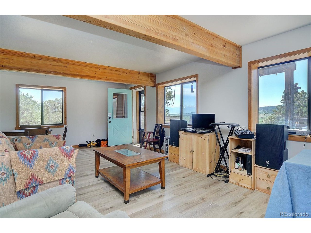 53091 County Rd LL56 Villa Grove, CO 81155 - Photo 3 of 33 South facing living room overlooks the valley