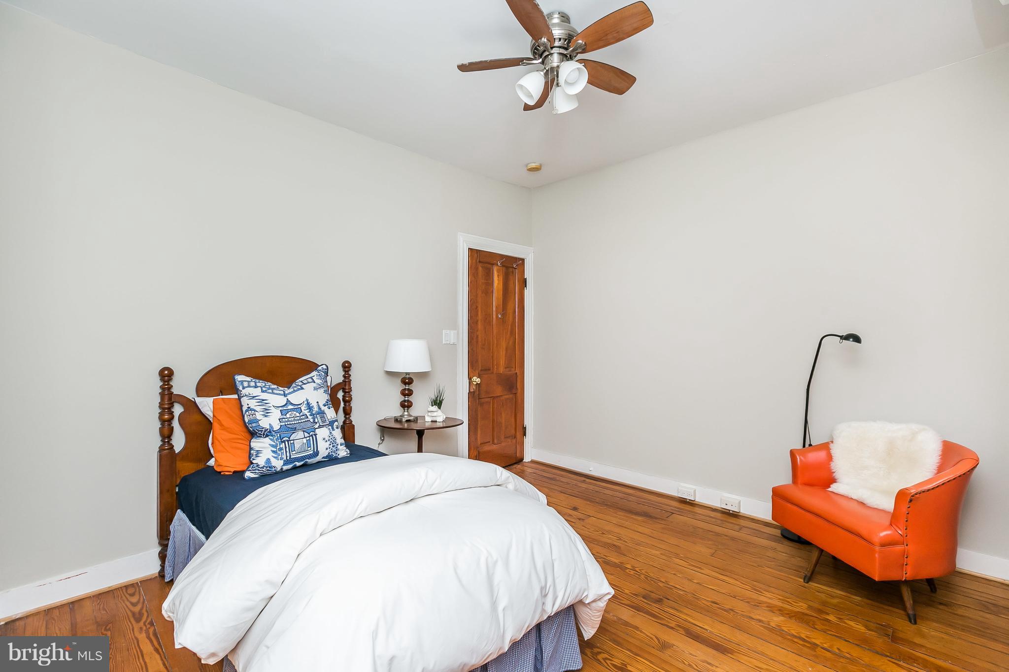 3236 Keswick Road Baltimore, MD 21211 - Photo 23 of 37 2nd Bedroom with Original Wood Floors