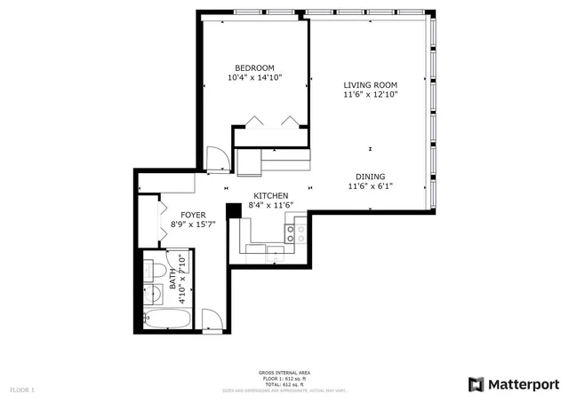 $140,000 | 345 East Eastgate Place, Unit 306, Chicago, IL 60616