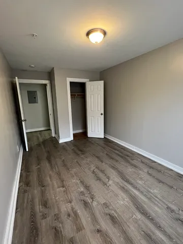 wooden floor in a room