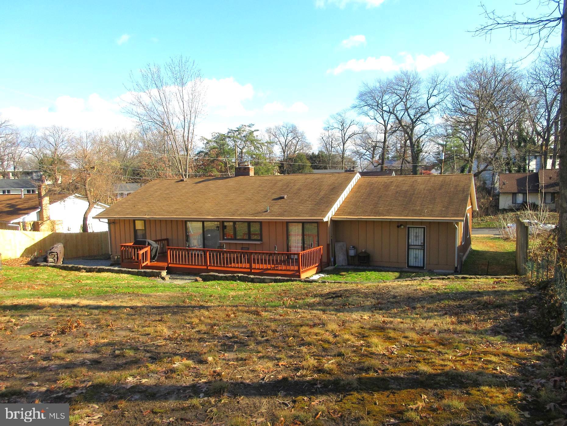 13320 Santa Anita Road Laurel, MD 20708 - Photo 28 of 32 Extra large fenced yard looking at rear of house