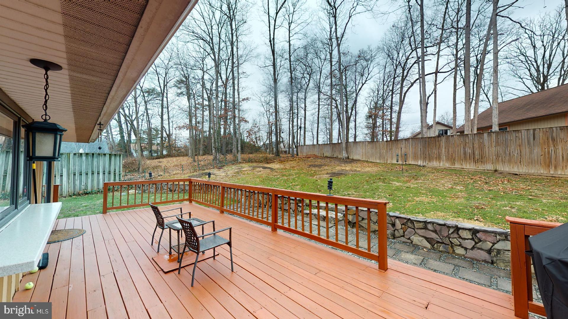 13320 Santa Anita Road Laurel, MD 20708 - Photo 31 of 32 Huge deck has counter that opens to kitchen